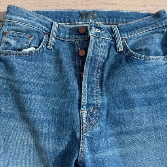 Mother The Tomcat Ankle Fray Jeans in globe trotter 27 - Picture 11 of 12